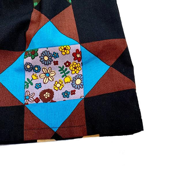 BOHEMIANS（ボヘミアンズ） QUILTING BEE SH GATHER SKIRT BLACK