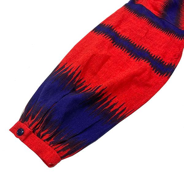 BOHEMIANS（ボヘミアンズ） WAVE MOTION GATHER SHIRTS RED ウエーブ