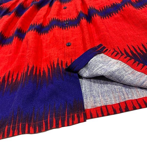 BOHEMIANS（ボヘミアンズ） WAVE MOTION GATHER SHIRTS RED ウエーブ