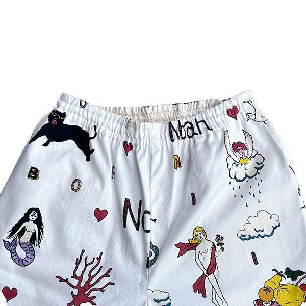BOHEMIANS（ボヘミアンズ） NOAH STRETCH SHORTS WHITE ショートパンツ