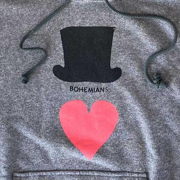 BOHEMIANS（ボヘミアンズ） LOVE＆HAT9 SUEDE PULL PARKA C.GREY 
