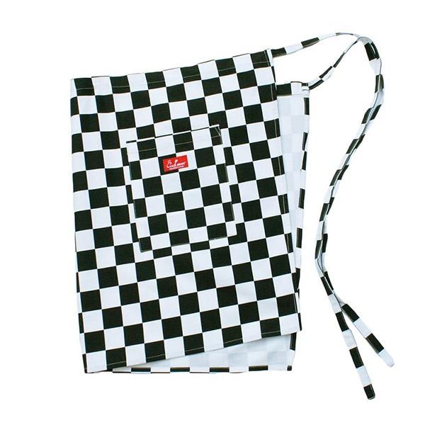 Waist Apron Checker ウエストエプロン チェッカー UNISEX 男女兼用 Cookman クックマン 前掛け アメリカ｜hutte｜02