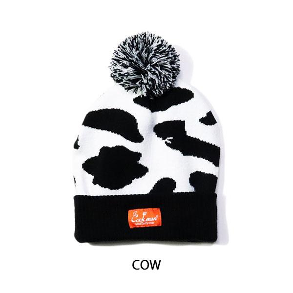 COOKMAN（クックマン） Beanie Animal ビーニー アニマル柄 帽子