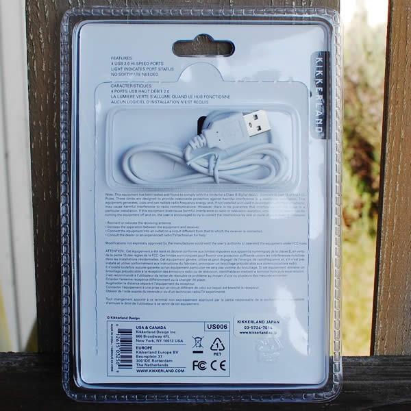 DETAIL（ディテール） White USB Hubman ホワイトUSBハブマン HUB 4ポート ハブ キッカーランド : Hutte ...