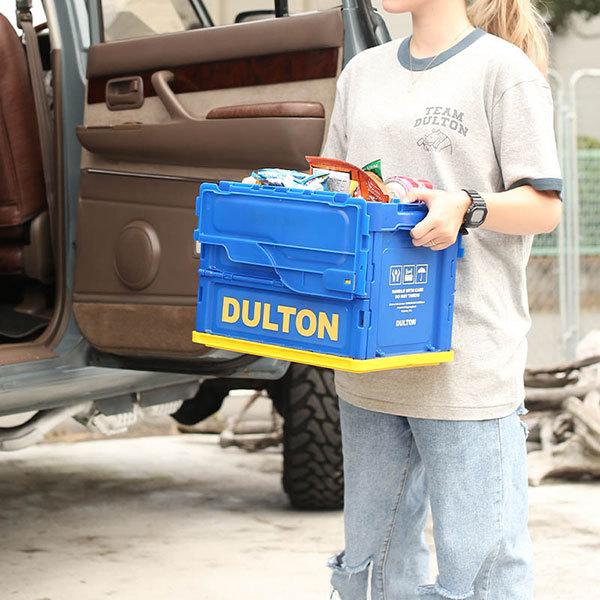 DULTON FOLDING CONTAINER 20L ダルトン フォールディング コンテナ 20L 折りたたみコンテナ 収納 キャンプ ガレージ スタッキング フタ付 | DULTON | 04