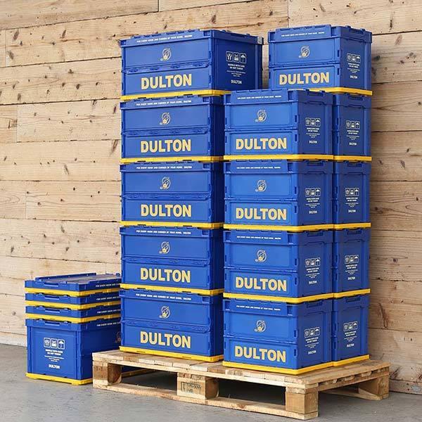 DULTON FOLDING CONTAINER 40L ダルトン フォールディング コンテナ 40L 折りたたみコンテナ 収納 キャンプ ガレージ スタッキング フタ付 | DULTON | 05