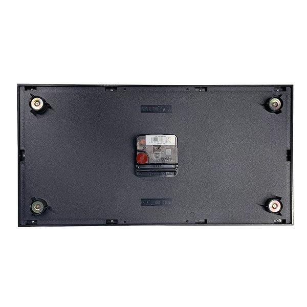 DULTON（ダルトン） DOUBLE FACE CLOCK RECTANGLE BLACK ダブル