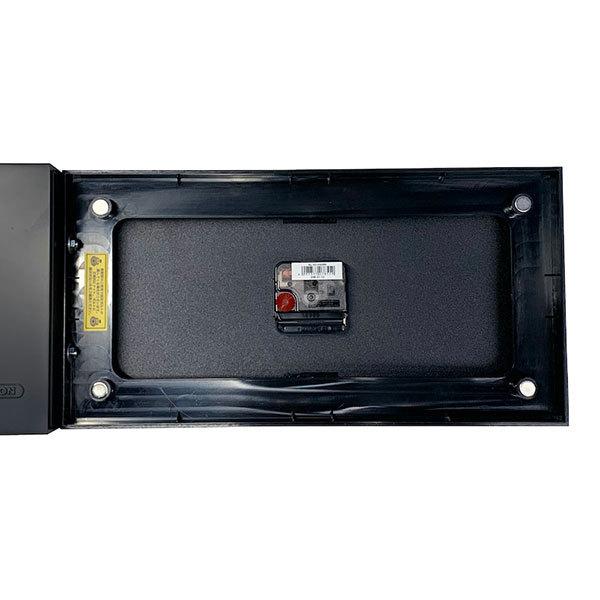 DULTON（ダルトン） DOUBLE FACE CLOCK RECTANGLE BLACK ダブル