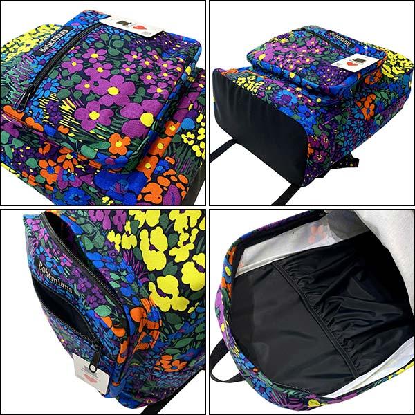 美品　ボヘミアンズ　Bohemians ボストンバッグ　ナイロン　総柄　カラフル BOHEMIANS（ボヘミアンズ） FLOWER BACK PACK フラワー バックパック