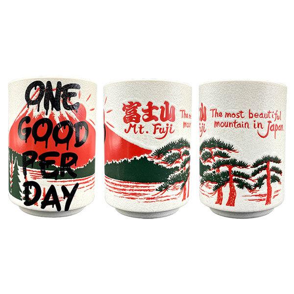 湯呑み　青磁　富士 Amazon｜奥川陶器 有田焼 風流富士 湯呑 青 富士山 343513