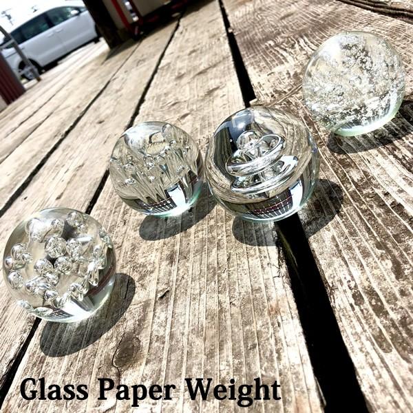 Glass Paper Weight グラスペーパーウェイト ４タイプDETAIL｜hutte