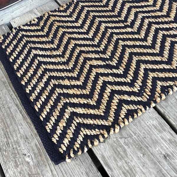 DETAIL（ディテール） Hemp Cotton Herringbone Rug ヘンプコットン