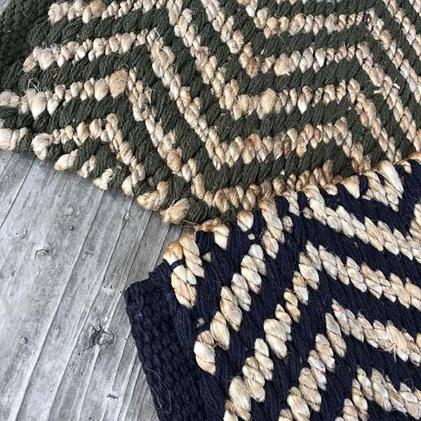DETAIL（ディテール） Hemp Cotton Herringbone Rug ヘンプコットン