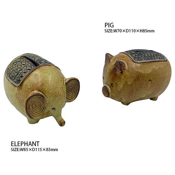 CERAMIC BANK セラミックバンク 貯金箱 陶器 瀬戸焼 レトロ インス