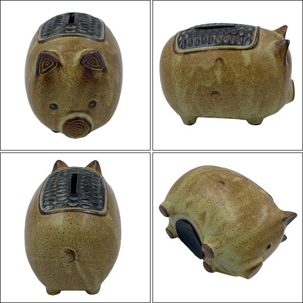 CERAMIC BANK セラミックバンク 貯金箱 陶器 瀬戸焼 レトロ インス