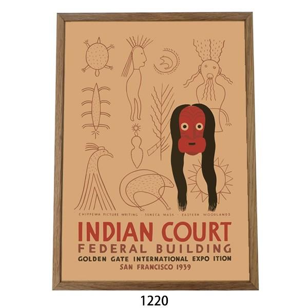 DETAIL（ディテール） Indian Court Print インディアンコートプリント
