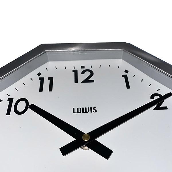 DETAIL Lowis Octagon Clock ルイス オクタゴン クロック 2色