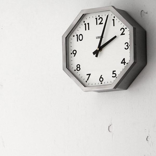 DETAIL Lowis Octagon Clock ルイス オクタゴン クロック 2色