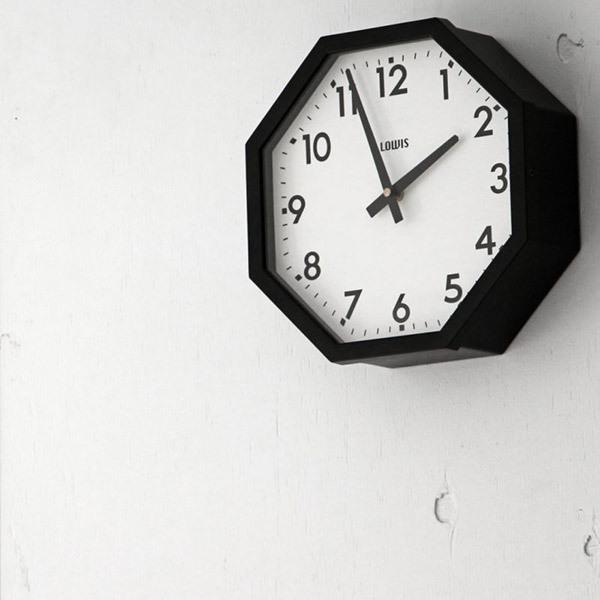 DETAIL Lowis Octagon Clock ルイス オクタゴン クロック 2色