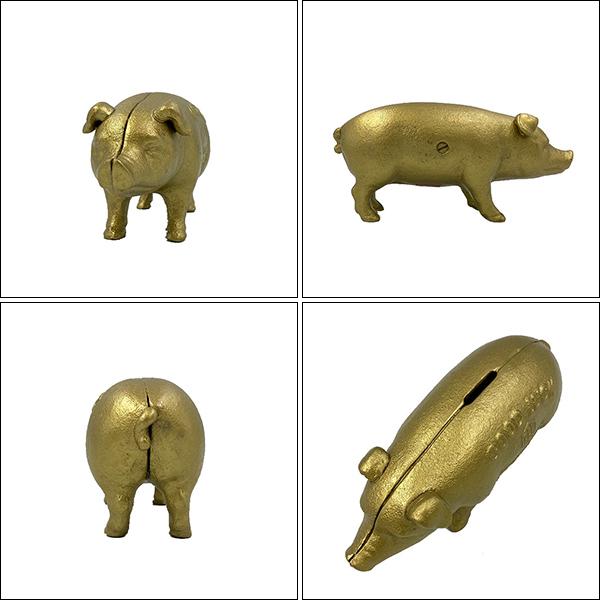LUCKY PIGGY BANK GOLD ラッキー ピギー バンク ゴールド 貯金箱