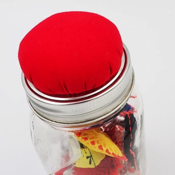 Mason Jar Sewing Kit メイソンジャーソーイングキット 裁縫道具 手芸 KIKKERLAND キッカーランド DETAIL｜hutte｜04