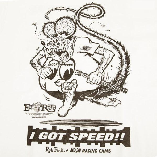 MOONEYES Rat Fink x MOON Equipped Long Sleeve T-shirt 全2色 ラット