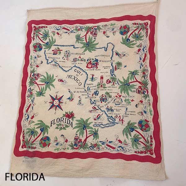 Old Map Cloth オールド マップ クロス キッチンクロス テーブル