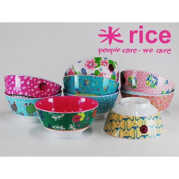 rice ライス プリントメラミンボウル 全9柄 デンマーク 北欧 食器