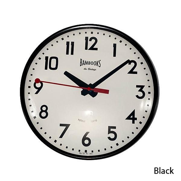 TOSSDICE / BamBooks the Heritage RED POINTER WALL CLOCK