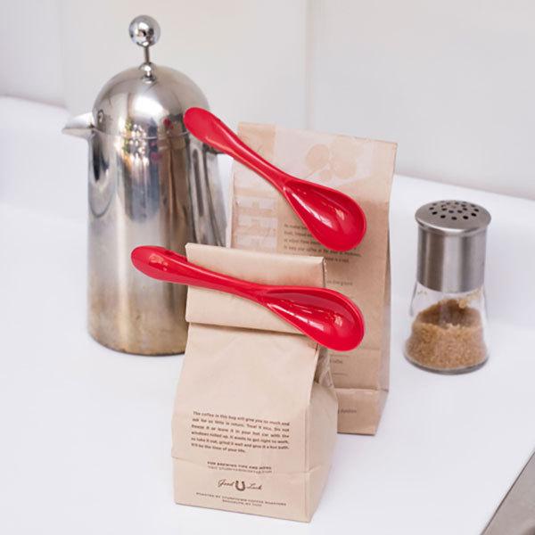 Spoon Clips スプーンクリップ 2個セット レッド ブラック コーヒー 紅茶 計量スプーン キッチン キッカーランド KIKKERLAND DETAIL |  | 03