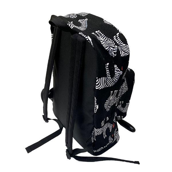 【美品】ボヘミアンズ Bohemians リュック LOVE ZEBRA 黒 BOHEMIANS（ボヘミアンズ） SMALL LOVE ZEBRA BACK PACK リュック