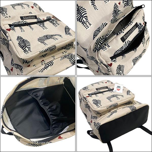 BOHEMIANS（ボヘミアンズ） SMALL LOVE ZEBRA BACK PACK リュック