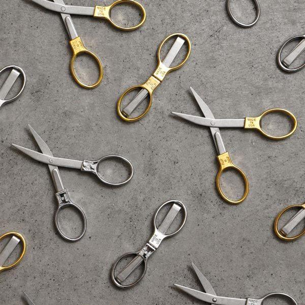 DETAIL（ディテール） Slip-N-Snip Folding Scissors Brass スリップン