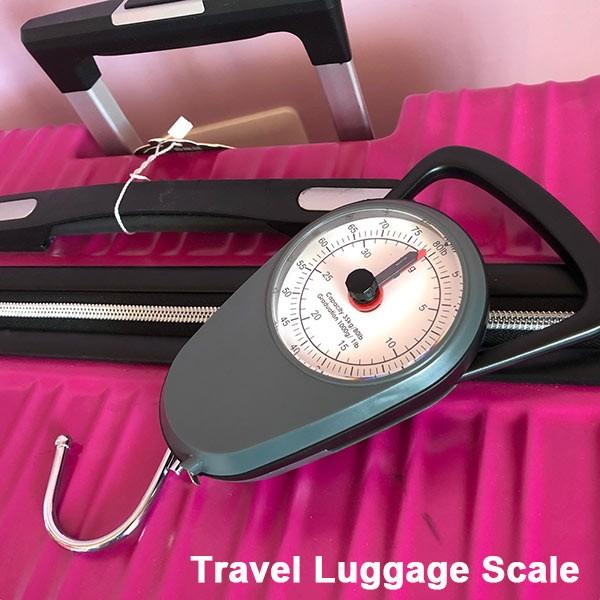 Travel Luggage Scale トラベルラゲッジスケール メジャー内蔵 計り アナログ 旅行 DETAIL tls0001