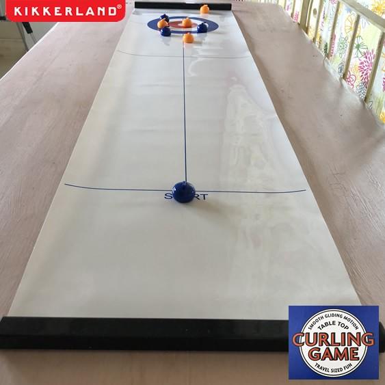 Table Top Curling Game テーブルトップカーリングゲーム ホームパーティー テーブルゲーム KIKKERLAND DETAIL｜hutte｜02