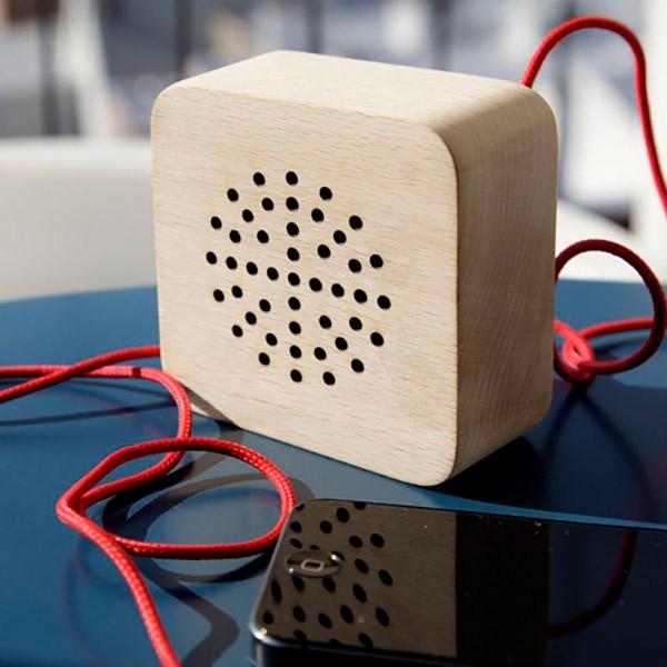 Wood Speaker ウッドスピーカー ポータブルスピーカー 木製 USB充電式
