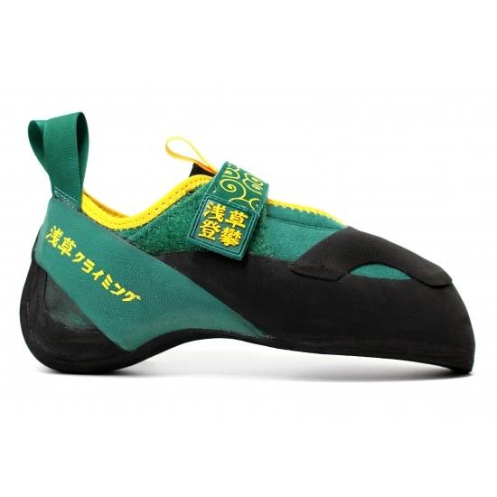 クライミングシューズ 浅草クライミング 劔 グリーン 