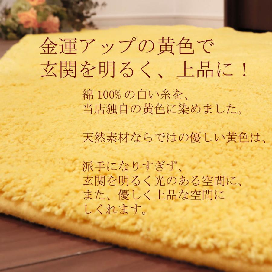 玄関マット 風水 天然素材 黄色 洗える おしゃれ 室内 東 西 南 北 北欧 60 90 長方形 無地 04 ライジング ヤフー店 通販 Yahoo ショッピング