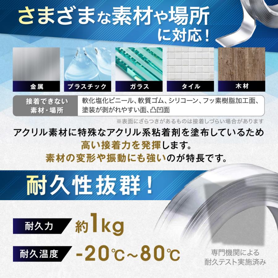 両面テープ 超強力 魔法のテープ 滑り止め 強力 防水テープ 防災対策 透明 長さ5m 幅3cm 厚み2mm NESHEXST ネセクト :67365005:NESHEXST(ネセクト)全品3年間返品保証 - 通販 - Yahoo!ショッピング 両面テープ 超強力 魔法のテープ 滑り止め 強力 防水テープ 防災対策 透明 長さ5m 幅3cm 厚み2mm NESHEXST ネセクト :67365005:NESHEXST(ネセクト)全品3年間返品保証 - 通販 - Yahoo!ショッピング