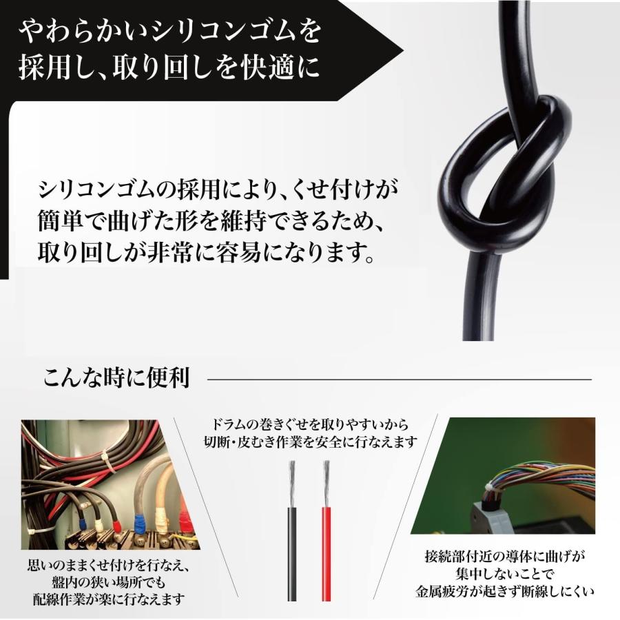 28AWG シリコン電線ワイヤーキットシリコンワイヤー電子機器用