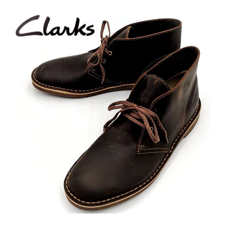 Clarks クラークス メンズ チャッカブーツ Bushacre 2 26cm/ワイズ D Beeswax Leather | Clarks