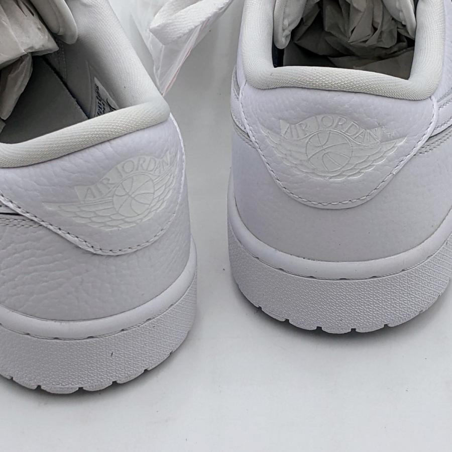 NIKE ナイキ エアジョーダン 1 ロー トリプルホワイト/白 27.5cm