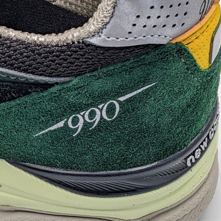 ③【公式ストア限定モデル】ニューバランス M990TC3 28cm GREEN New Balance Made in U.S.A. 〈990v3 “Green/Purple”〉 by Teddy