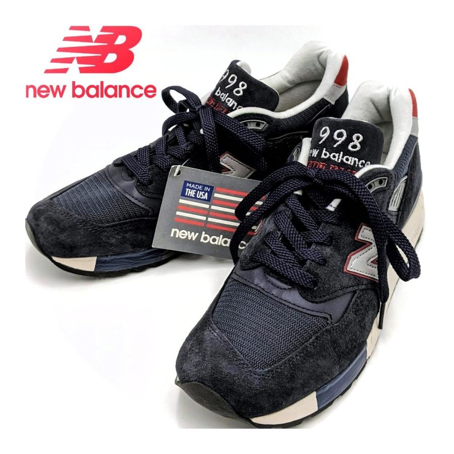 28.5cm ワイズ:D ニューバランス M998JC1 New Balance メンズ スニーカー 靴 J.Crew ジェイクルー ネイビー/NAVY/紺 USA｜hw-shop