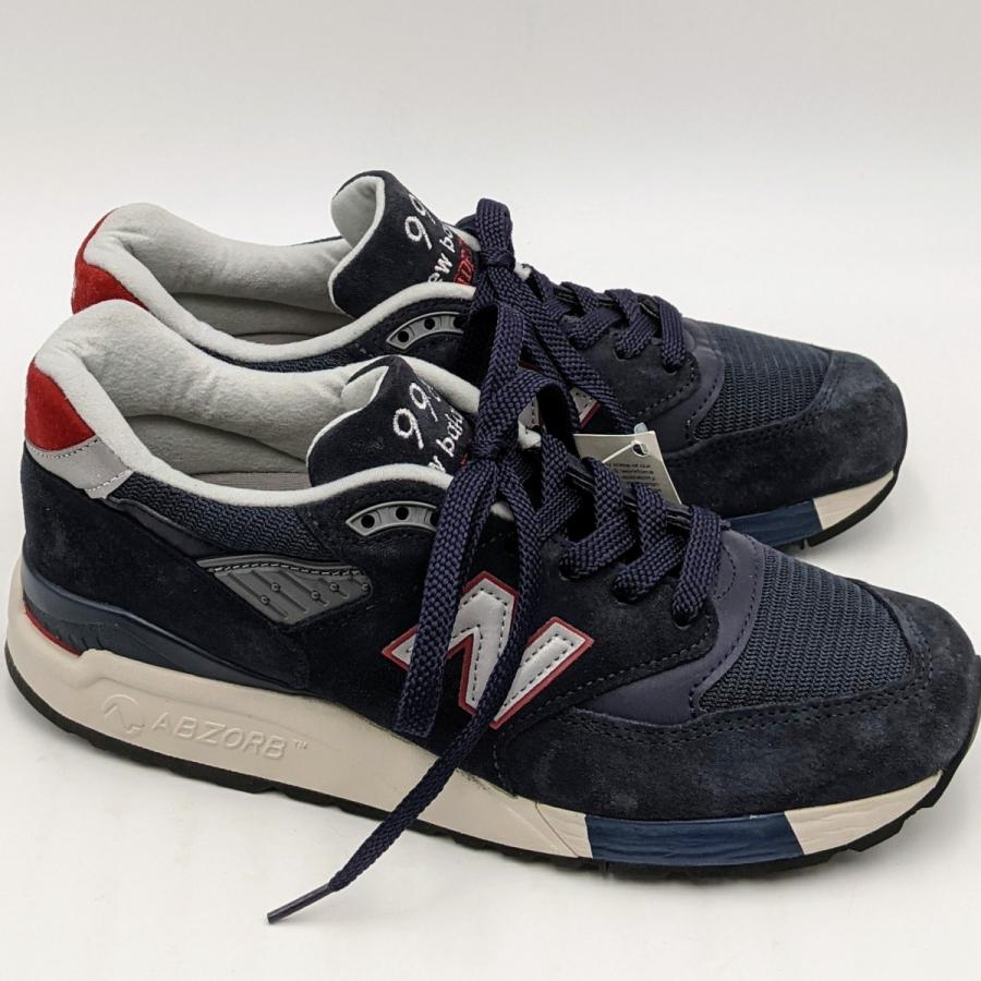 J.Crew × New balance ☆ made in USA M998JC1 ネイビー New Balance x Jcrew 998 Navy Blue Red M998JC1 Men size 8.5