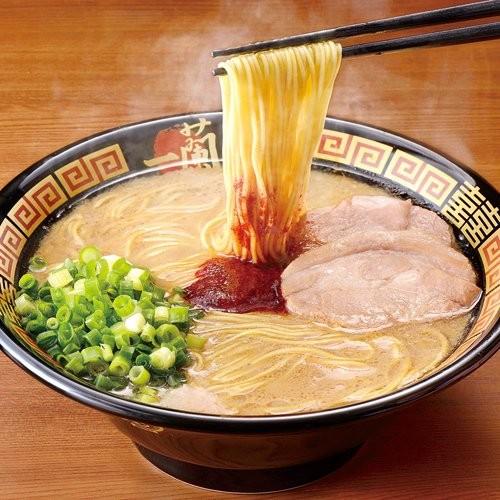 一蘭 ラーメン 博多細麺 ストレート 一蘭特製赤い秘伝の粉付 一蘭 ラーメン 博多細麺 ストレート 一蘭特製赤い秘伝の粉付