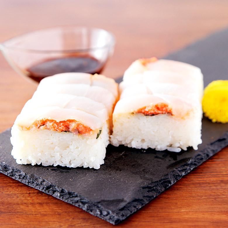 福岡限定 ふくや イカす！ めんたい寿司 250g×3本セット  お取り寄せ 福岡 お土産 個包装 プレゼント お祝い 寿司 お返し 人気 おしゃれ 贈り物の画像