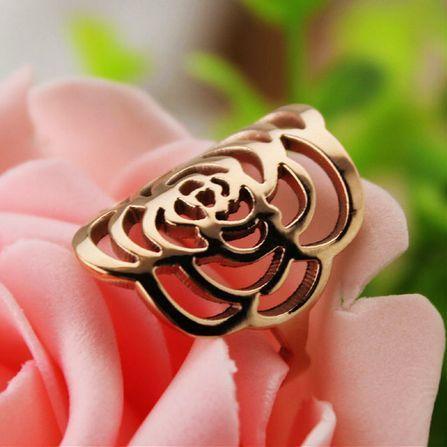ステンレス バラの花 指輪 リング 12号 : MIKAショップ - 通販 - Yahoo