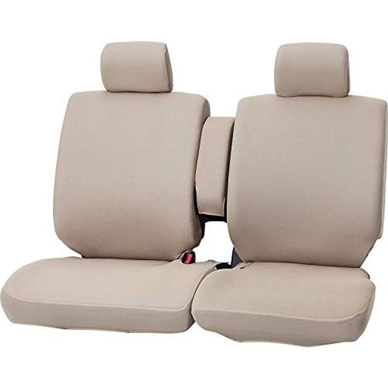 ボンフォーム シートカバー カラードカバー 軽自動車 フロント2枚 背面フルカバー ケイベンチフロントn ベージュ 4055 59be 送料0円