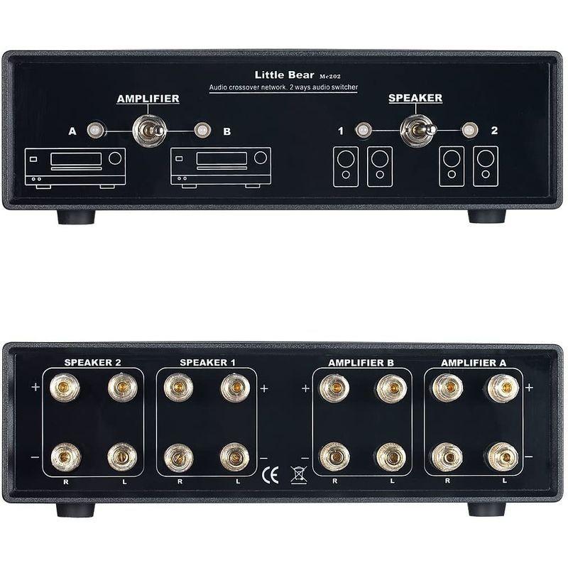 ✨美品✨ Little Bear オーディオ クロスオーバー ステレオ 2ウェイアンプ スピーカースイッチャ パッシブセレクタ コンパレータ スプリッ 【2150790351】(10999円)